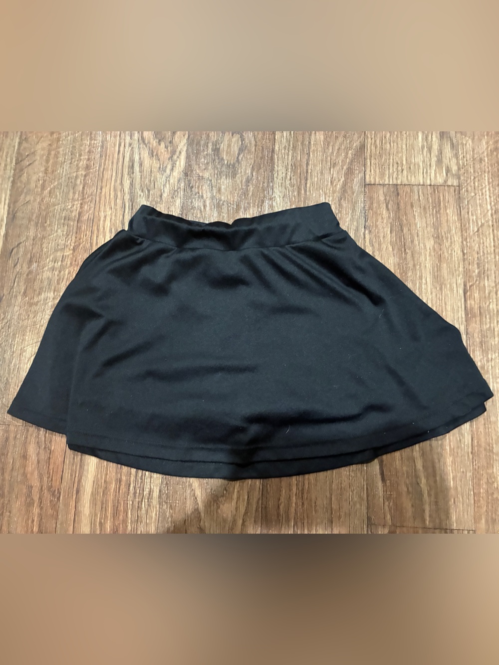 okie dokie Black Stretch Skort